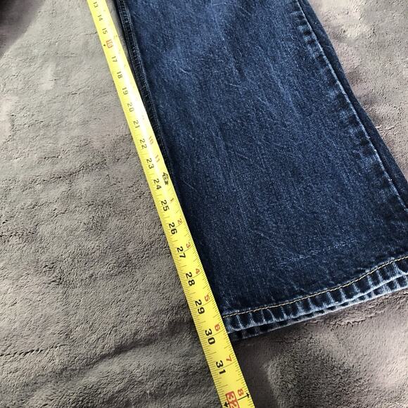 Tommy Hilfiger Slim Fit Jeans Medium Wash Blue Denim 38x30 Preppy Casual Cotton - Picture 3 of 13